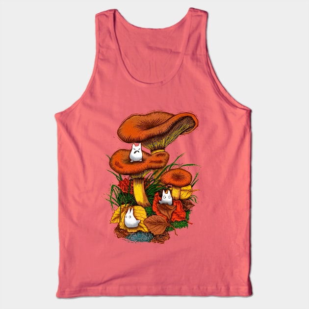 Mushroom spirits Tank Top by Little Bad Wren 